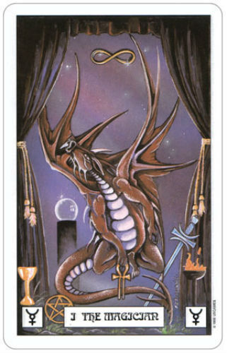 Dragon Tarot Card Deck by U.S. Games with Velvet Bag 78 Cards New Sealed