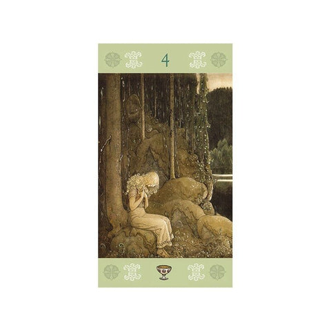 John Bauer Tarot Deck Lo Scarabeo 78 Cards with Velvet Bag & Guidebook