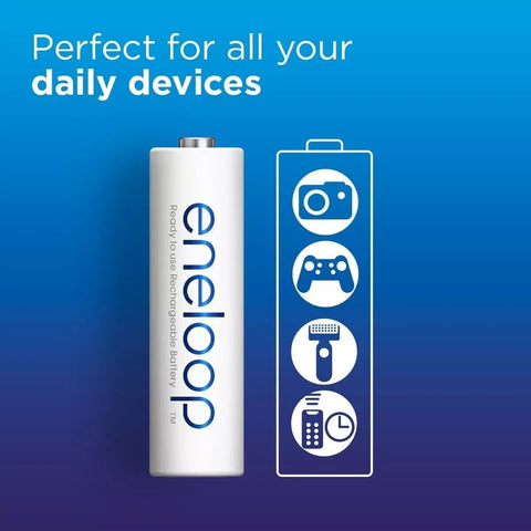4 Panasonic Aaa Eneloop Eco Friendly Lr03 Rechargeable Batteries 800Mah 2Bl