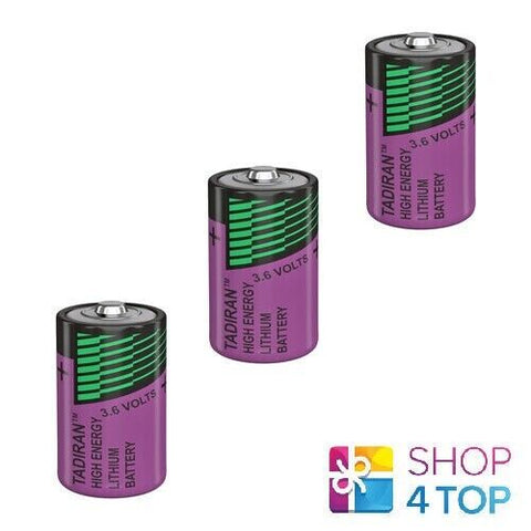 3x Tadiran SL-550/S 1/2AA 3.6V Lithium Thionyl Chloride Battery ER14250