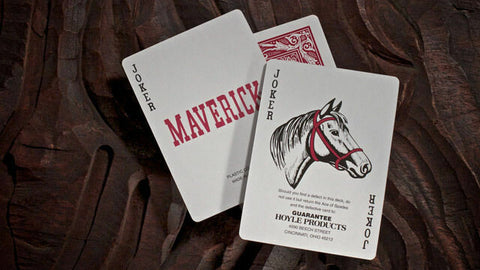 2x Decks Maverick Blue/Red Playing Cards Poker Standard Index Magic Tricks