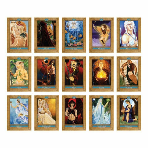 Mythic Oracle Cards Deck Greek Mythology with Guidebook & Bag Beyond Words