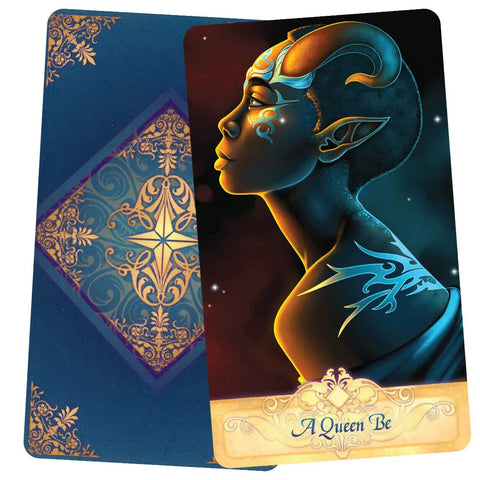 Seeker Oracle Cards Deck by Blue Angel 55 Card Set with Guidebook & Bag