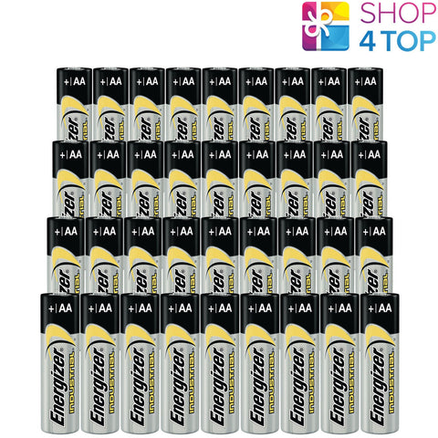 40x Energizer Industrial AA 1.5V Alkaline Batteries LR6 MN1500 E91