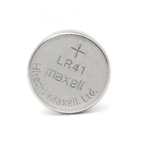 5x Maxell 392 SR41W Silver Oxide 1.55V Watch Coin Cell Batteries
