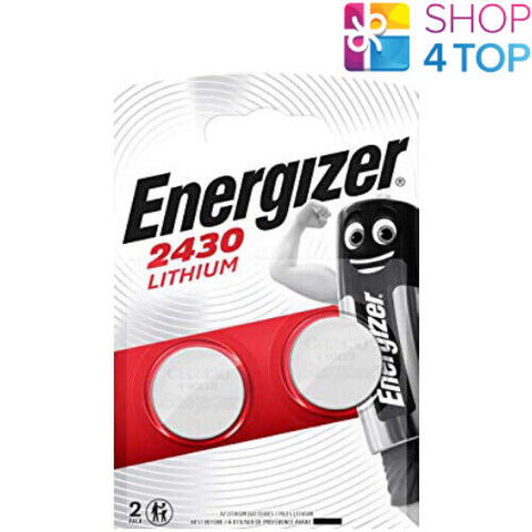 2x Energizer CR2430 3V Lithium Coin Cell Battery DL2430 ECR2430