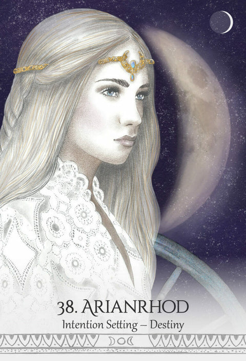 Goddess Spirit Oracle Cards Deck by Blue Angel with Guidebook & Bag
