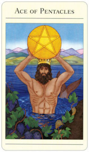 The New Mythic Tarot Deck & Book Set Greek Mythology with Velvet Bag