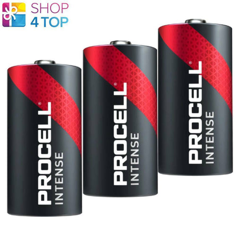 3x Duracell Procell Intense C LR14 Alkaline Batteries 1.5V Industrial