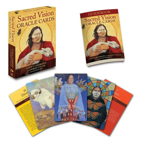 Sacred Vision Oracle Cards Bag Deck Beyond Words Esoteric Native Indigenous NEW