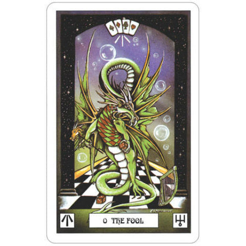 Dragon Tarot Card Deck by U.S. Games with Velvet Bag 78 Cards New Sealed