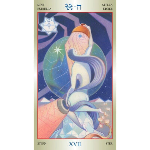 Liber T Tarot of Stars Eternal Deck 78 Cards Lo Scarabeo with Bag