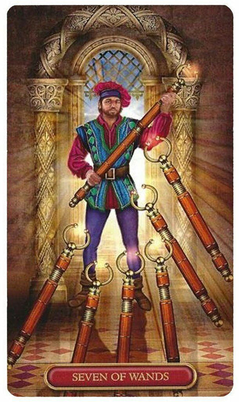 Gilded Tarot Royale Cards Deck Book Kit Set Marchetti Moore Llewellyn With Bag