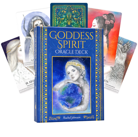 Goddess Spirit Oracle Cards Deck by Blue Angel with Guidebook & Bag