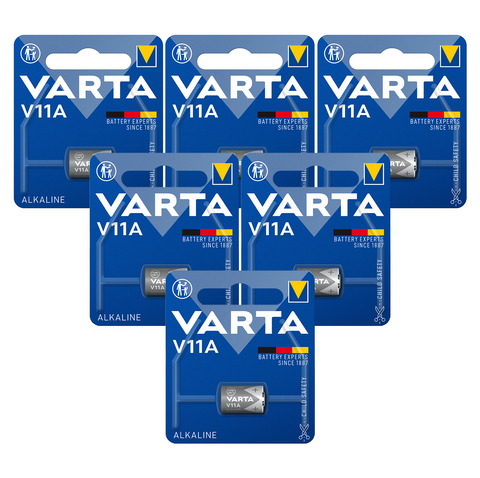 6x Varta V11A 6V Alkaline Batteries MN11 LR11 for Remotes & Toys