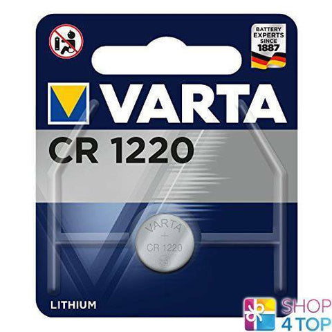 VARTA CR1220 3V Lithium Coin Cell Battery for Watch Key Fob Calculator