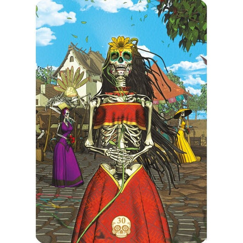 Santa Muerte Oracle Cards Deck by Fabio Listrani Lo Scarabeo + Velvet Bag