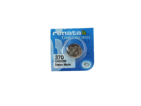 2 Renata 370 Sr920W Batteries Silver 1.55V Watch Battery 40Mah 10Bl NEW
