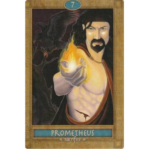 Mythic Oracle Cards Deck Greek Mythology with Guidebook & Bag Beyond Words