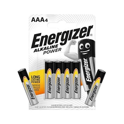6x Energizer AAA Alkaline Power Batteries 1.5V LR03 MN2400 E92
