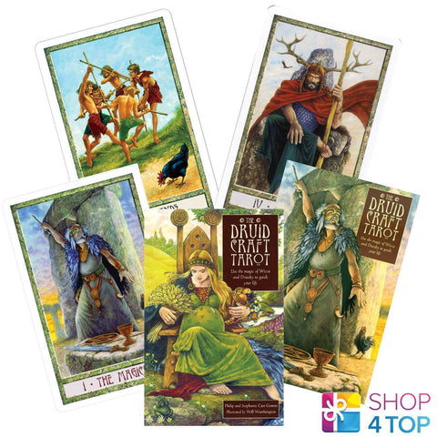 The DruidCraft Tarot Deck & Guidebook by Carr-Gomm, US Games Systems