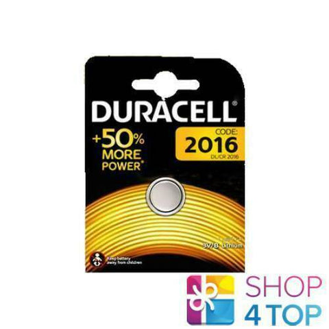 Duracell CR2016 3V Lithium Coin Cell Battery DL2016 ECR2016