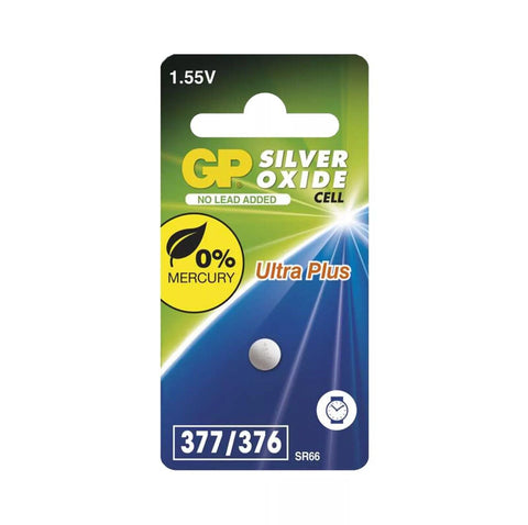 GP 377 376 SR626SW SR66 Silver Oxide 1.55V Watch Calculator Battery