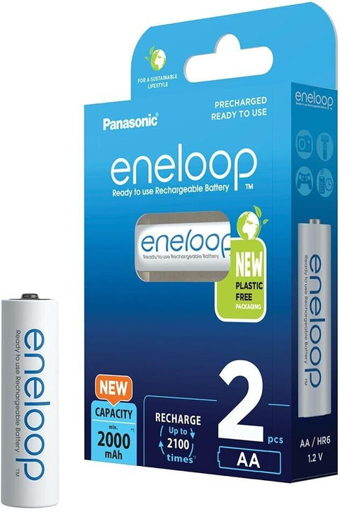 6 Panasonic Aa Eneloop Eco Friendly Lr6 Rechargeable Batteries 2000Mah 2Bl