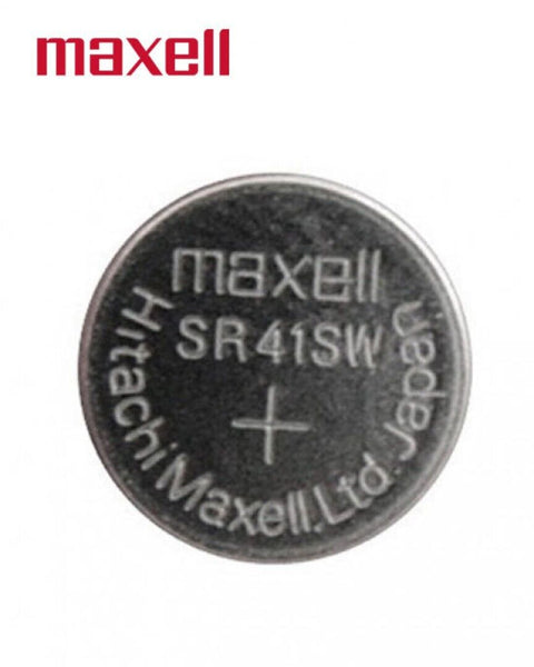5x Maxell 384 392 SR41SW Silver Oxide 1.55V Watch Batteries