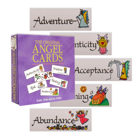 Original Angel Cards Deck by Music Design with Velvet Bag, 72 Oracle Cards