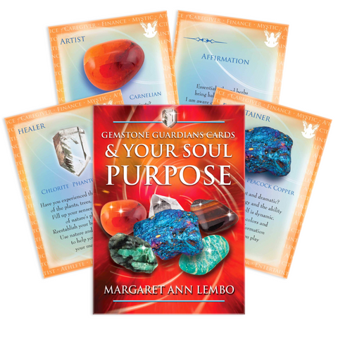 Gemstone Guardians Cards & Your Soul Purpose Deck Findhorn Press With Bag