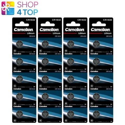 20x Camelion CR1632 3V Lithium Coin Cell Button Batteries for Key Fobs