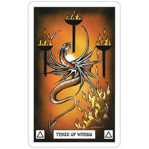 Dragon Tarot Card Deck by U.S. Games with Velvet Bag 78 Cards New Sealed