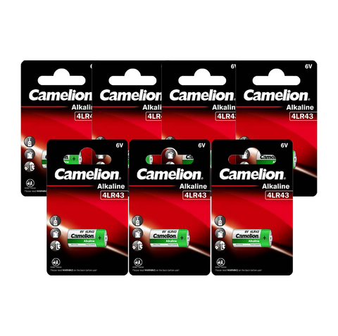 7x Camelion 4LR43 6V Alkaline Batteries for Camera PX27 Remote Keyless