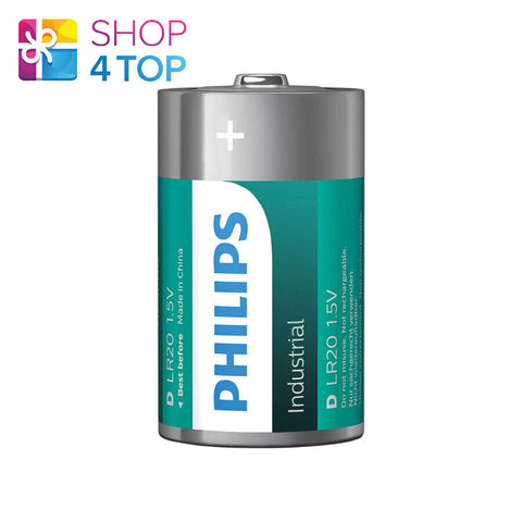 Philips Industrial Alkaline D Batteries 1.5V Lr20 Mono Bulk Exp 2031 NEW