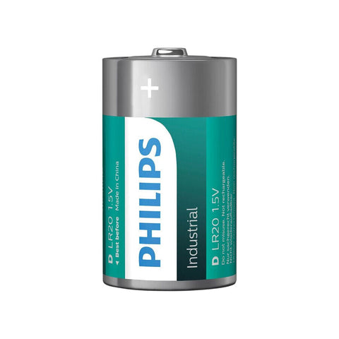 Philips Industrial D Alkaline Batteries 1.5V LR20 MN1300 Mono Bulk Pack
