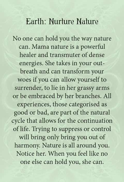 Beyond Lemuria Oracle Cards Pocket Edition by Izzy Ivy, Blue Angel