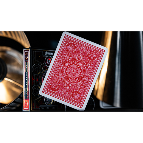 2x Avengers Infinity Saga Red Playing Cards Decks by Theory11 Marvel