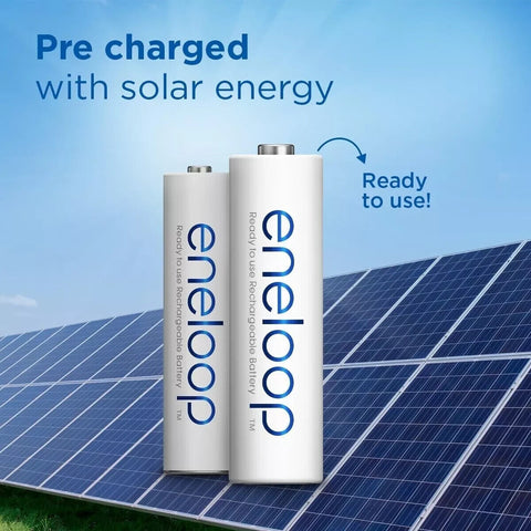 4 Panasonic Aaa Eneloop Eco Friendly Lr03 Rechargeable Batteries 800Mah 2Bl