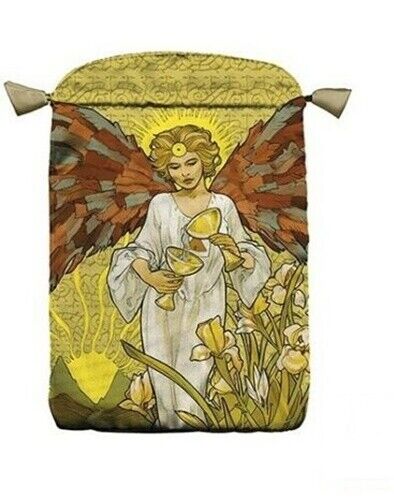 Golden Art Nouveau Tarot Deck by Lo Scarabeo with Satin Bag New
