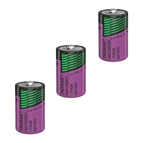 3x Tadiran SL-550/S 1/2AA 3.6V Lithium Thionyl Chloride Battery ER14250