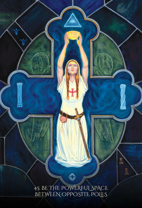 Through The Eyes Of The Soul Oracle Cards And Bag Deck Blue Angel Esoteric NEW