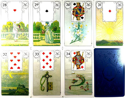 Lenormand Blue Owl Premium Edition Silver Foil Cards Deck Agm Bag 1067012818