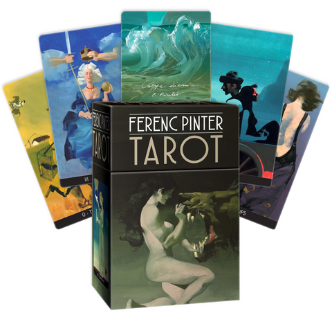 Ferenc Pinter Tarot Deck Set Book Velvet Bag Lo Scarabeo