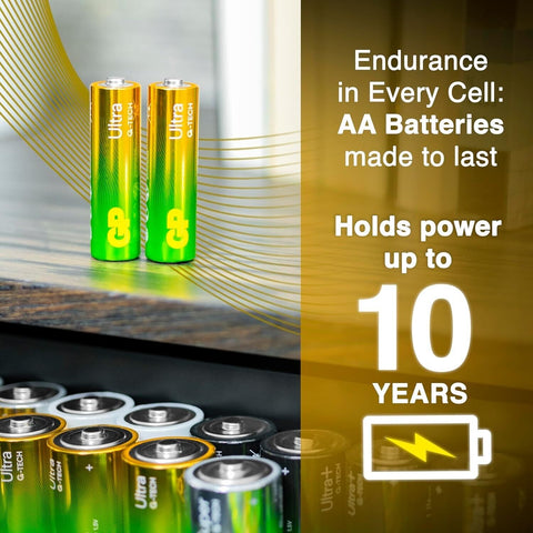 6x GP Ultra+ C LR14 Alkaline Batteries 1.5V Long Lasting Power