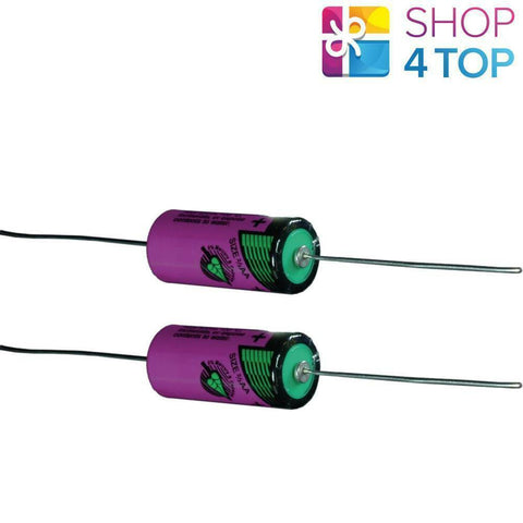 2x Tadiran SL-761 3.6V Lithium 2/3 AA ER14335 Battery with Axial Leads