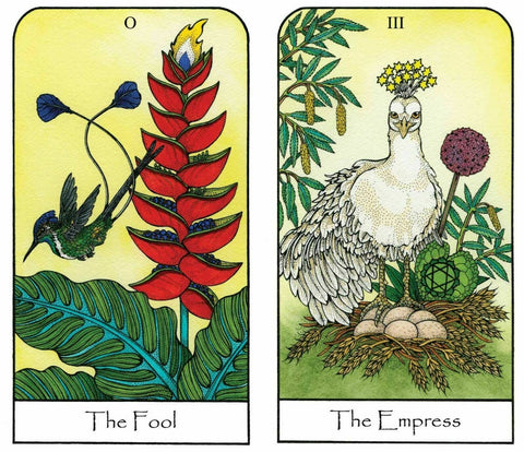 Nature Spirit Tarot Deck – Botanical, Animal Cards With Bag