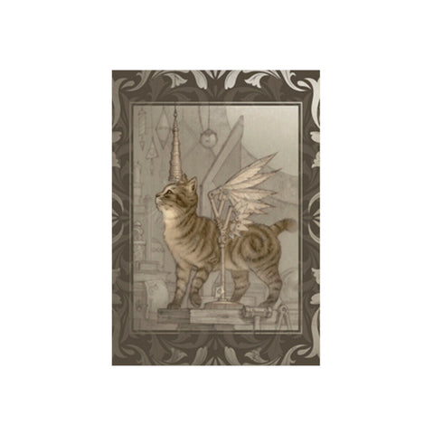 Barbieri Fantasy Cats Oracle Deck by Lo Scarabeo with Bag & Guidebook