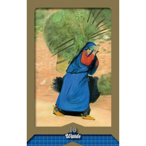 Tarot of the Moors Tarot Card Deck Set with Guidebook & Bag by Schiffer