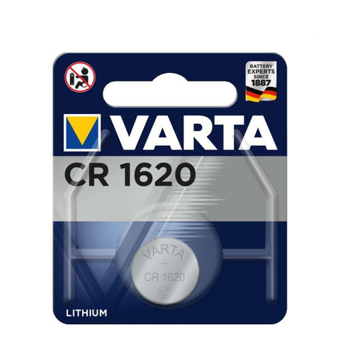 1x Varta CR1620 3V Lithium Coin Cell Battery 70mAh for Watch Remote
